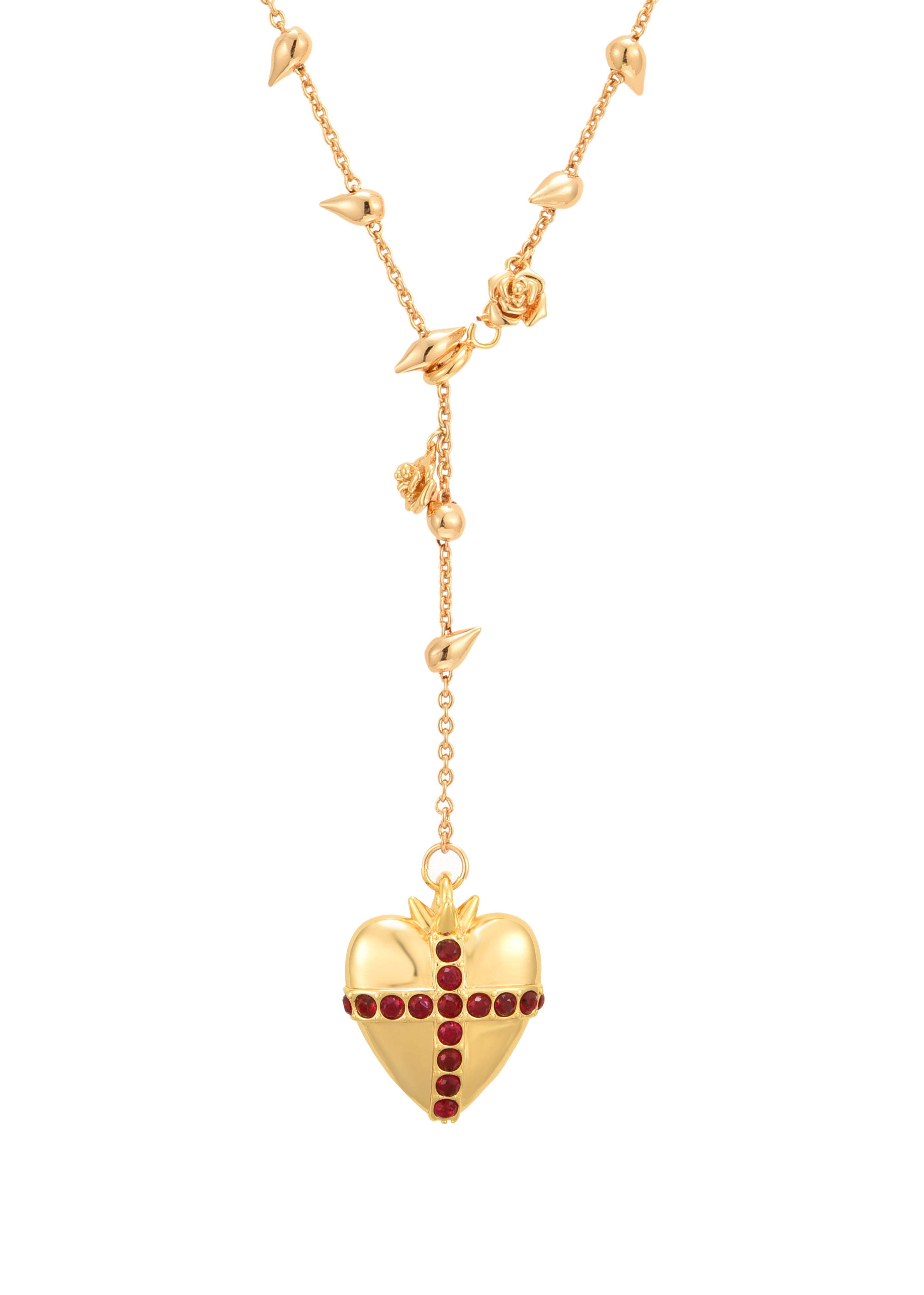 Blissful Seraphim - Gentle Heart Necklace in Golden