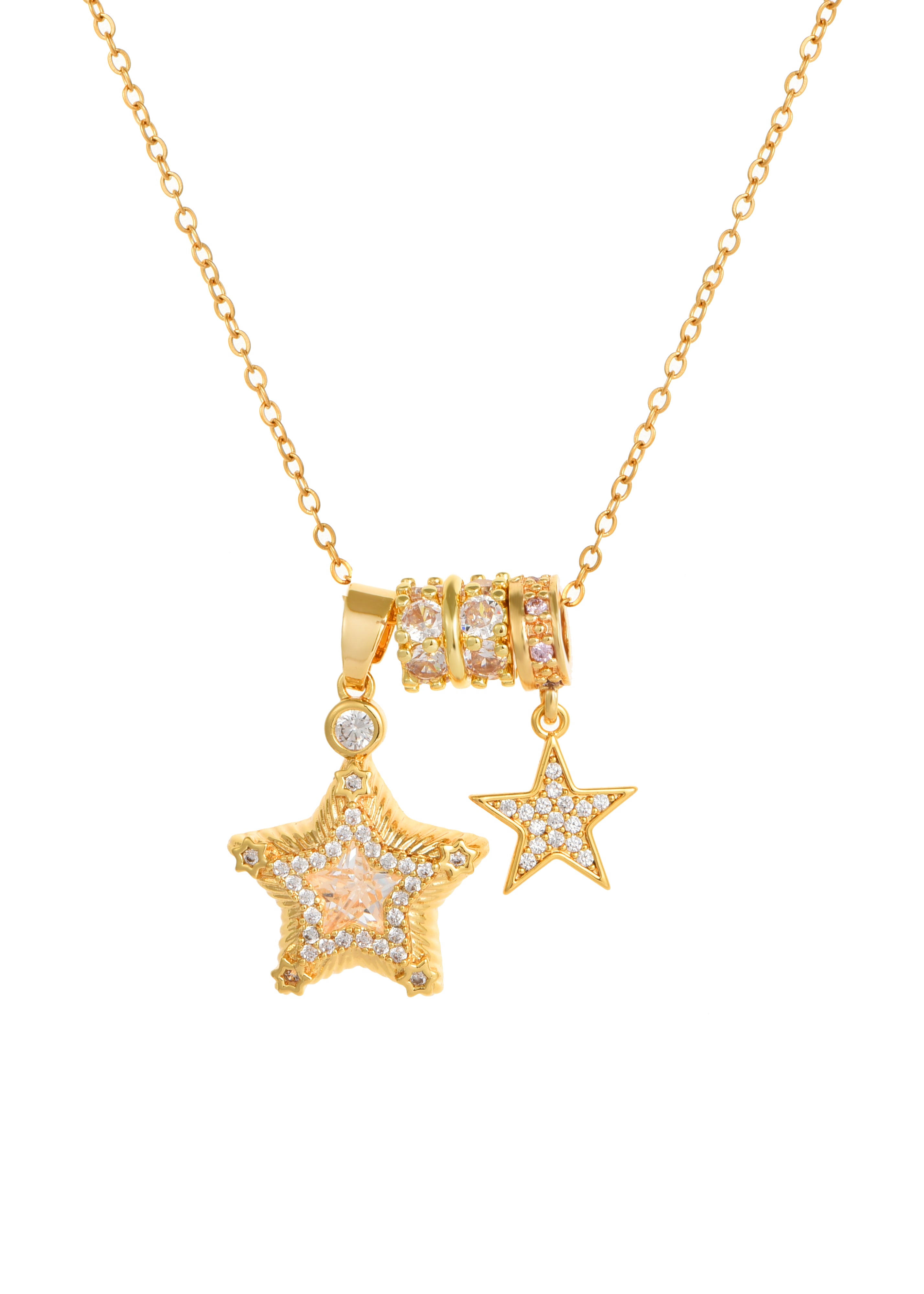 James Star Golden Necklace – Vintage Jewelry for Women | FOUFOU