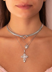 Lili Bold Love Silver Chain Necklace