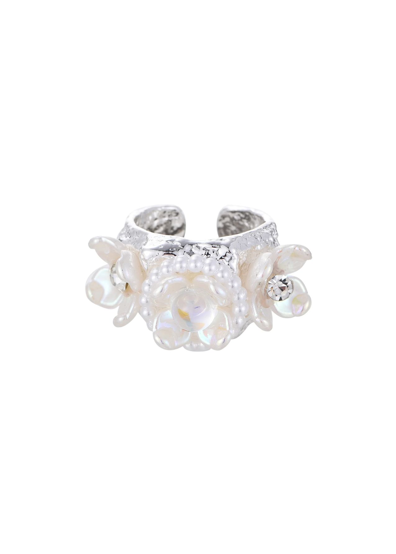 Lilac Blanc Romantic Silver Ring