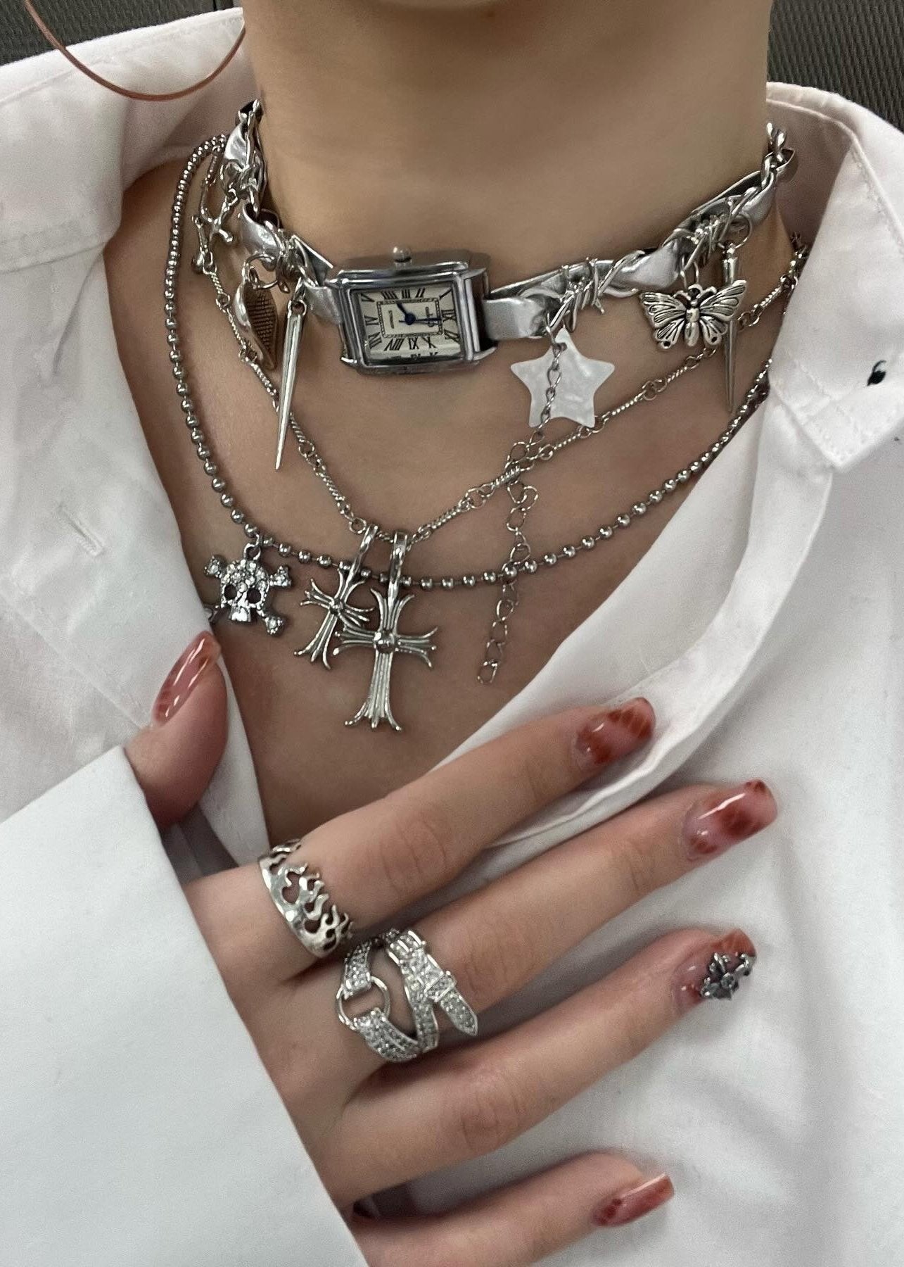 Midnight O'Clock Necklace
