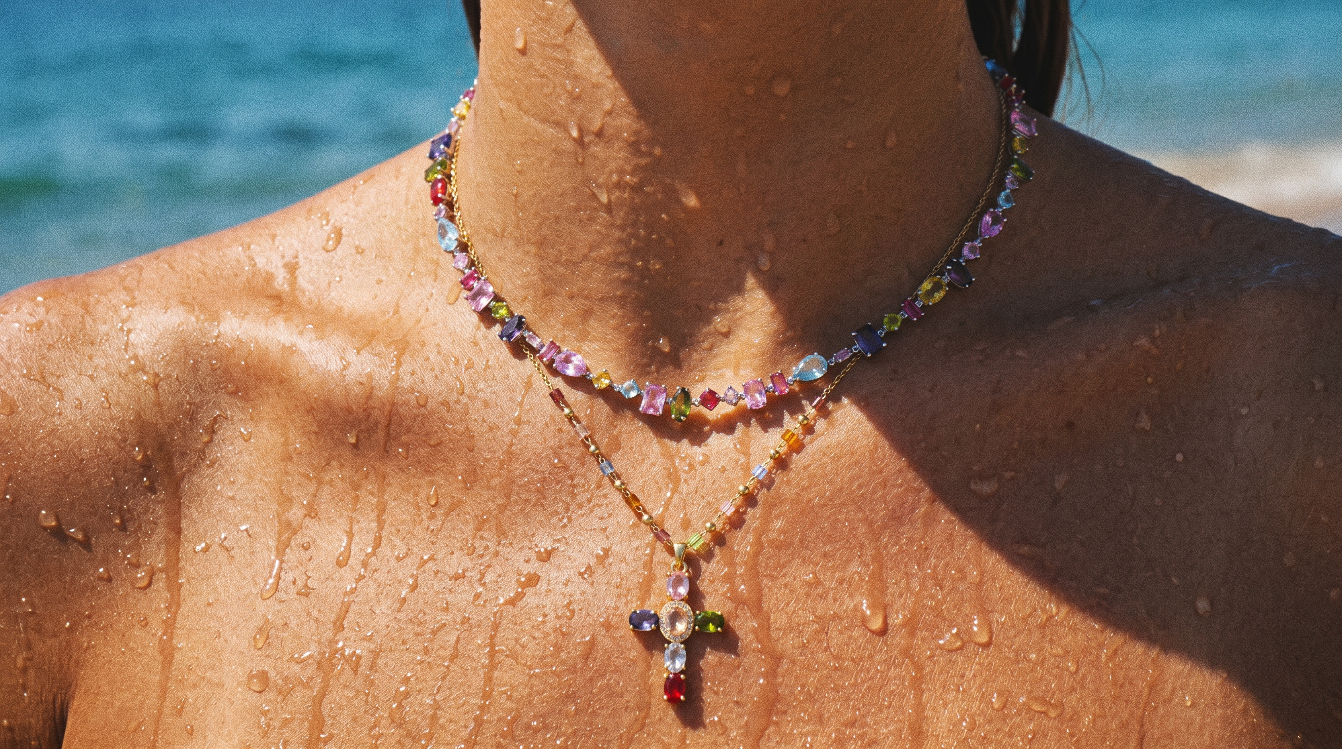 foufou summer colorful crystals