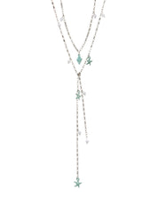 Seashell Double Layer Long Chain Necklace