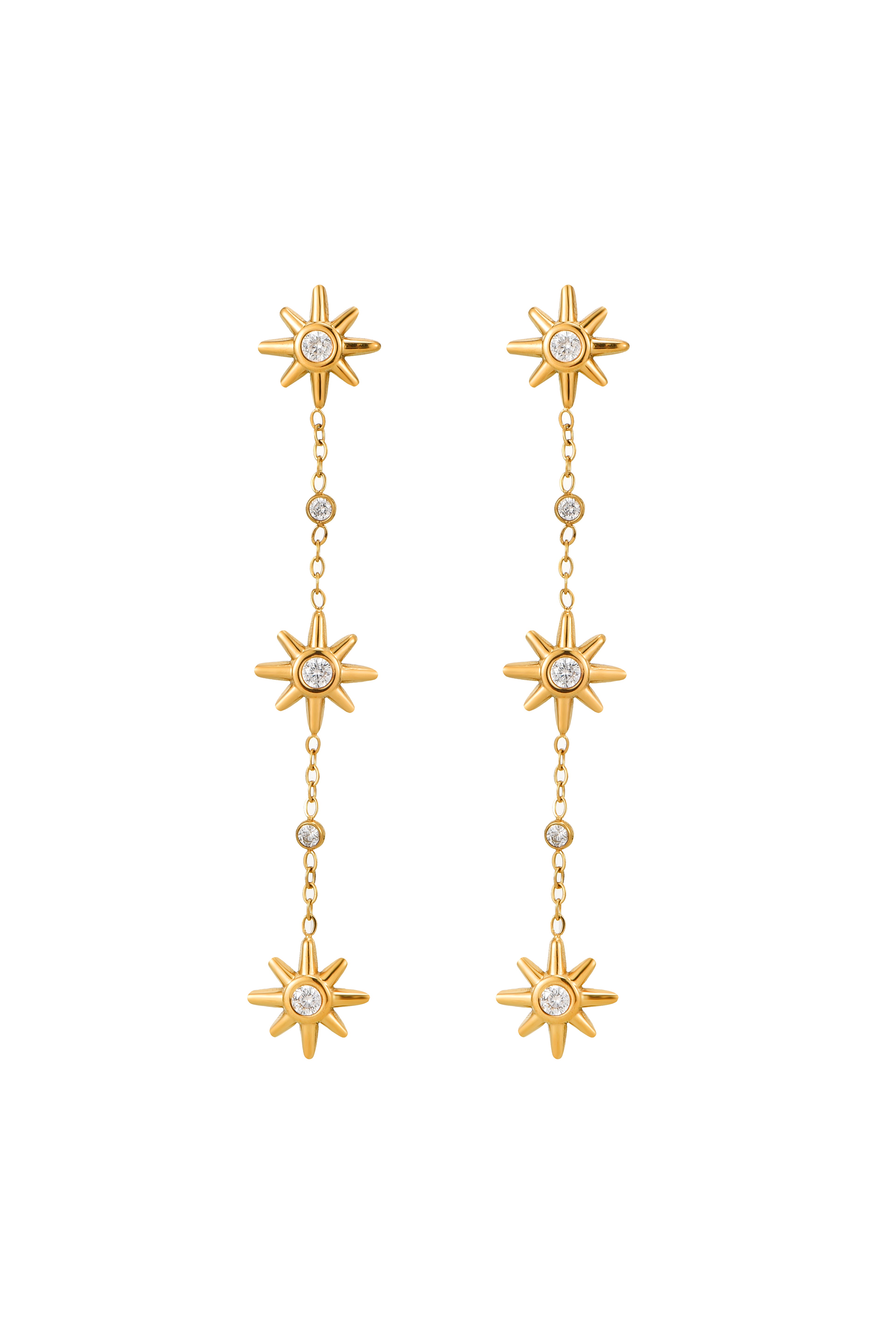 Sam Long Earring - Star