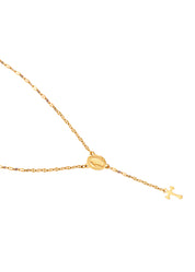 Martina Cross Long Chain Necklace