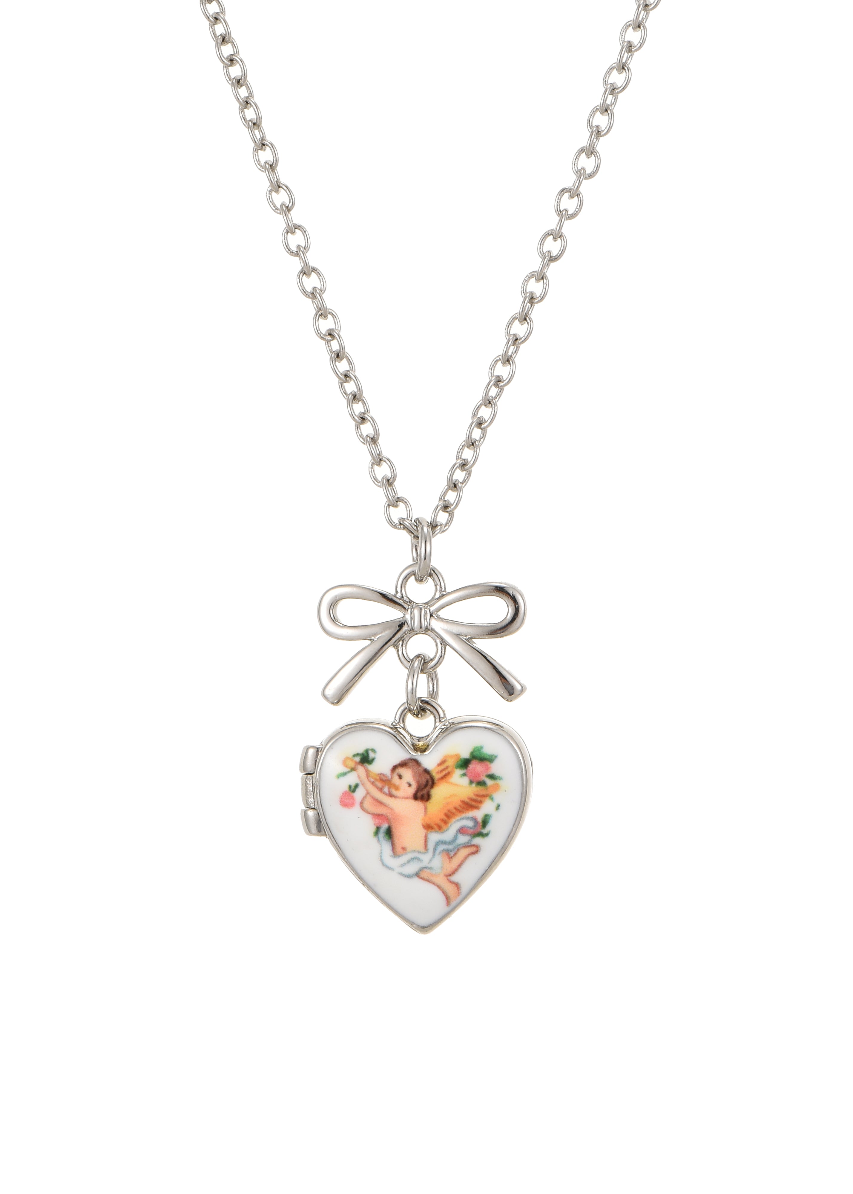 Dan Vintage Angel Locket Necklace