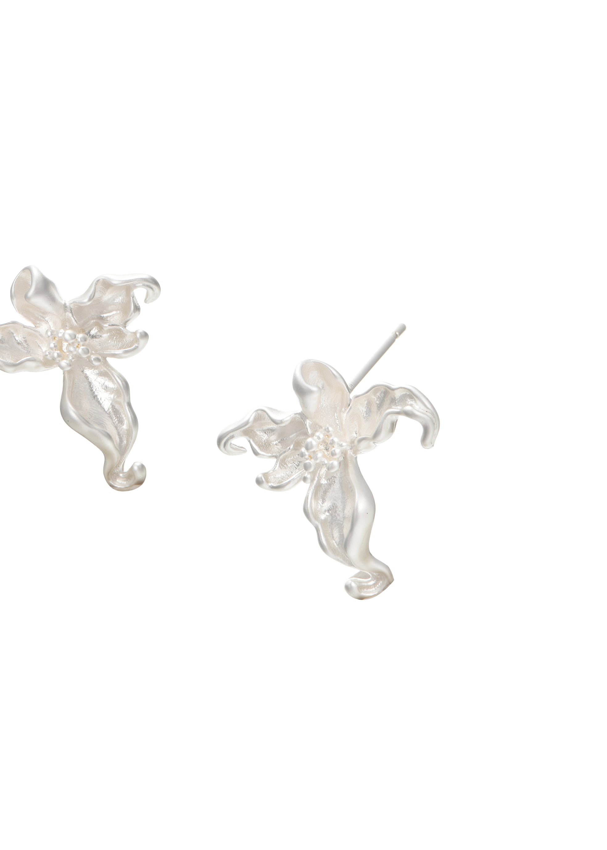 Iris Silver Earrings