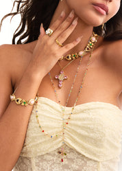 Sid Golden Shell Ring