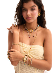 Clara Tiger's Eye Stone Bracelet
