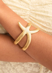 Mook Seastar Golden Bangle Bracelet