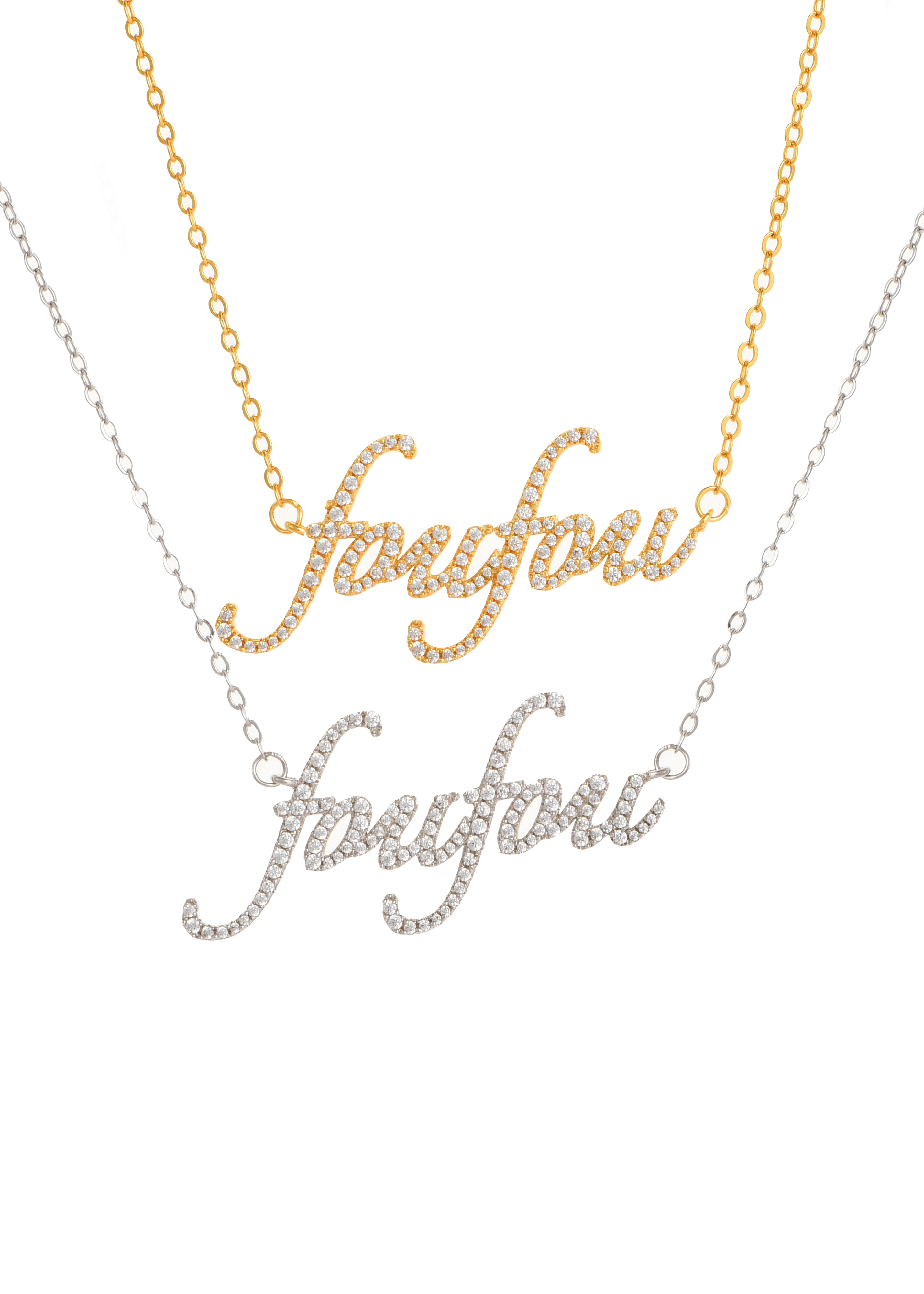 Foufou Personalized Name Luxe Necklace