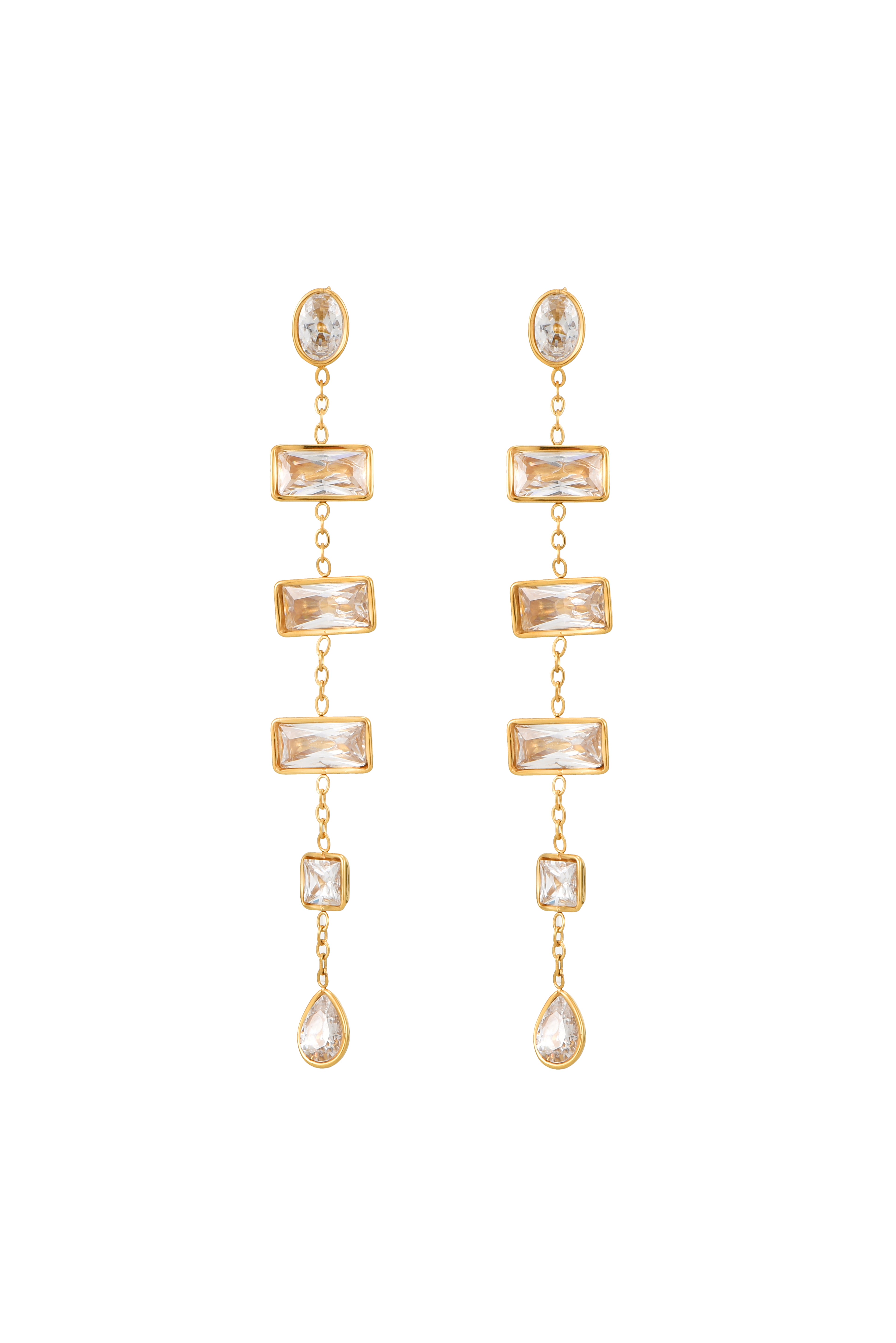 Sam Long Earrings - Carre