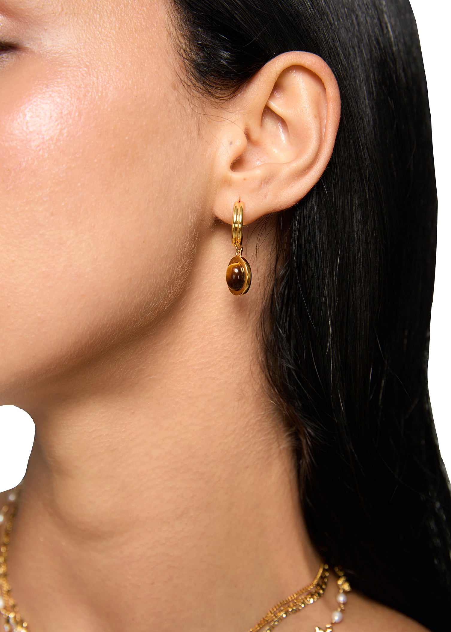 Anika Tiger's Eye Earrings