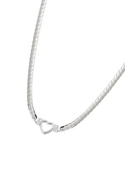 Lili Bold Love Silver Chain Necklace