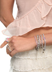 Filippe Carre Glittering Bracelet - Silver