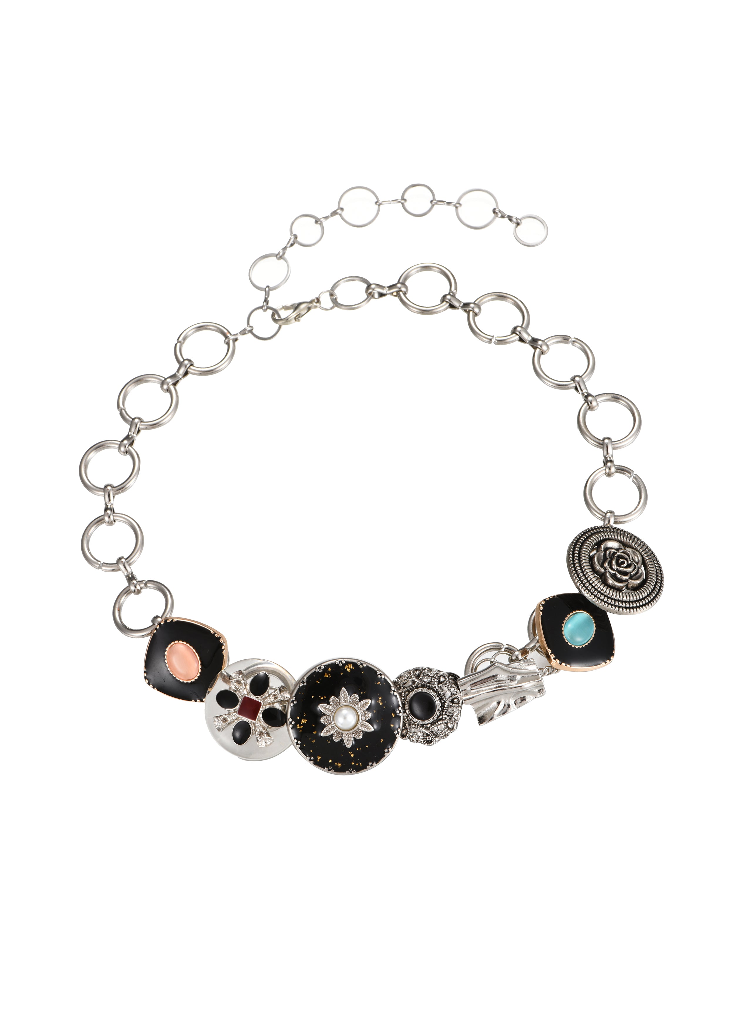 Veronique Button Choker Necklace