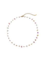 Calli Crystal Colorful Stones Necklace
