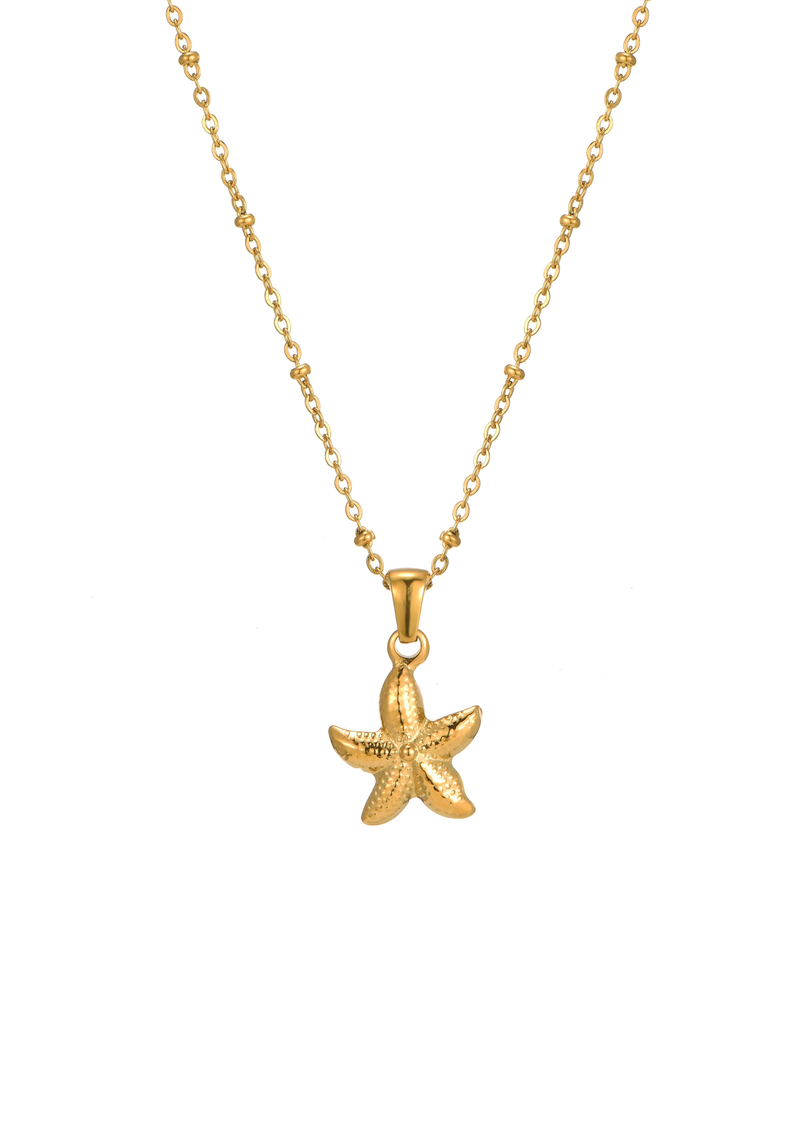 Natalia Starfish Golden Necklace