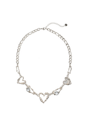 Love In My Soul Mirror Silver Necklace