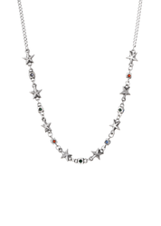 Val Vintage Star Silver Necklace