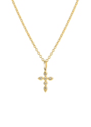 Rango Diamond Cross Gold Necklace
