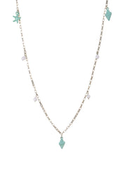 Seashell Double Layer Long Chain Necklace