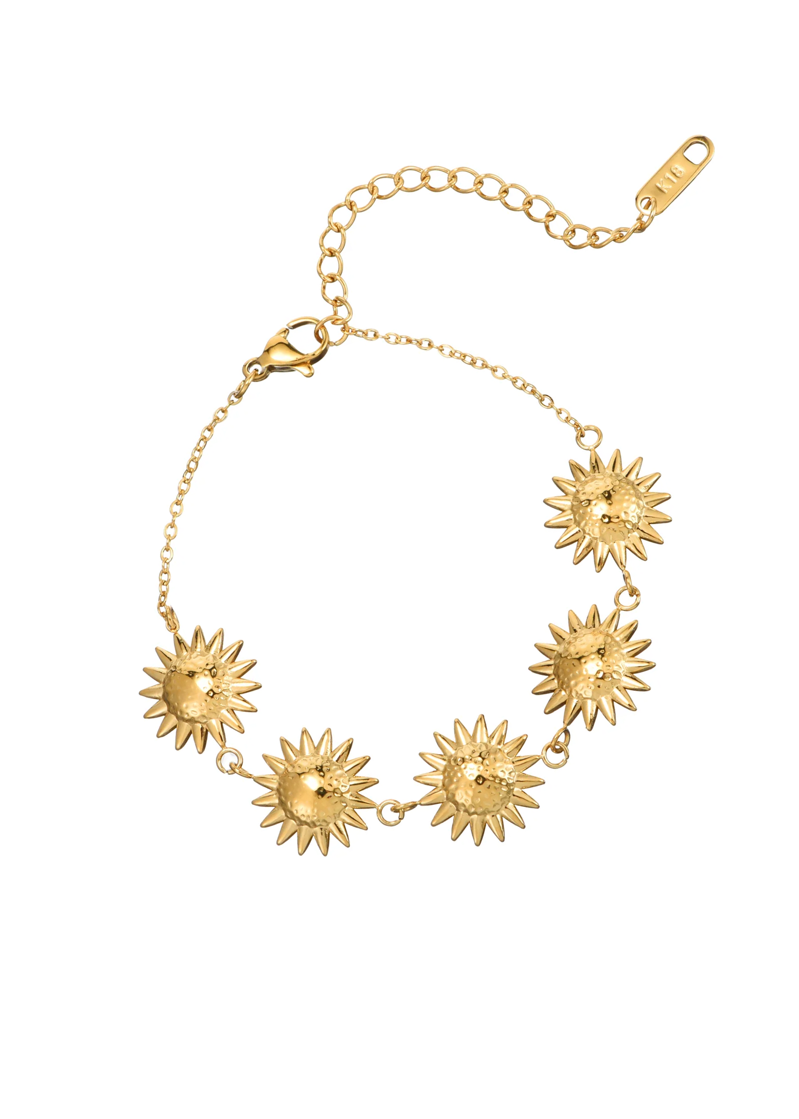 Suzy Sunflowers Golden Bracelet