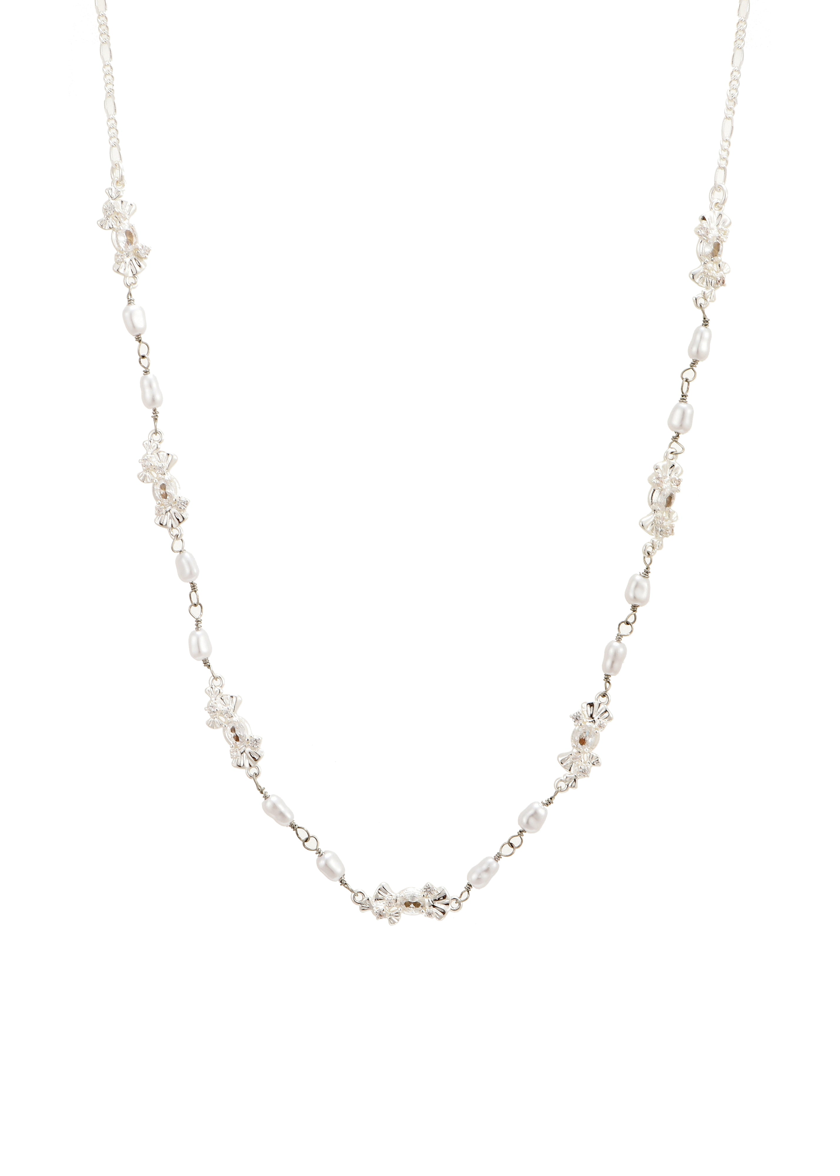 Laurent Pearl Golden Necklace