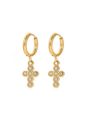 Pendientes Huggies Cruz Linda