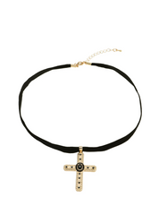 Mandy Cross Vintage Choker Necklace