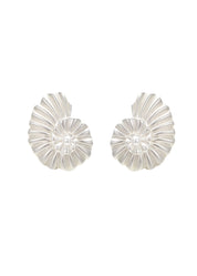 Summer Shell Silver Earrings