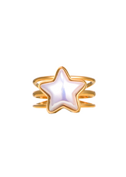 Mermaid Star Golden Ring
