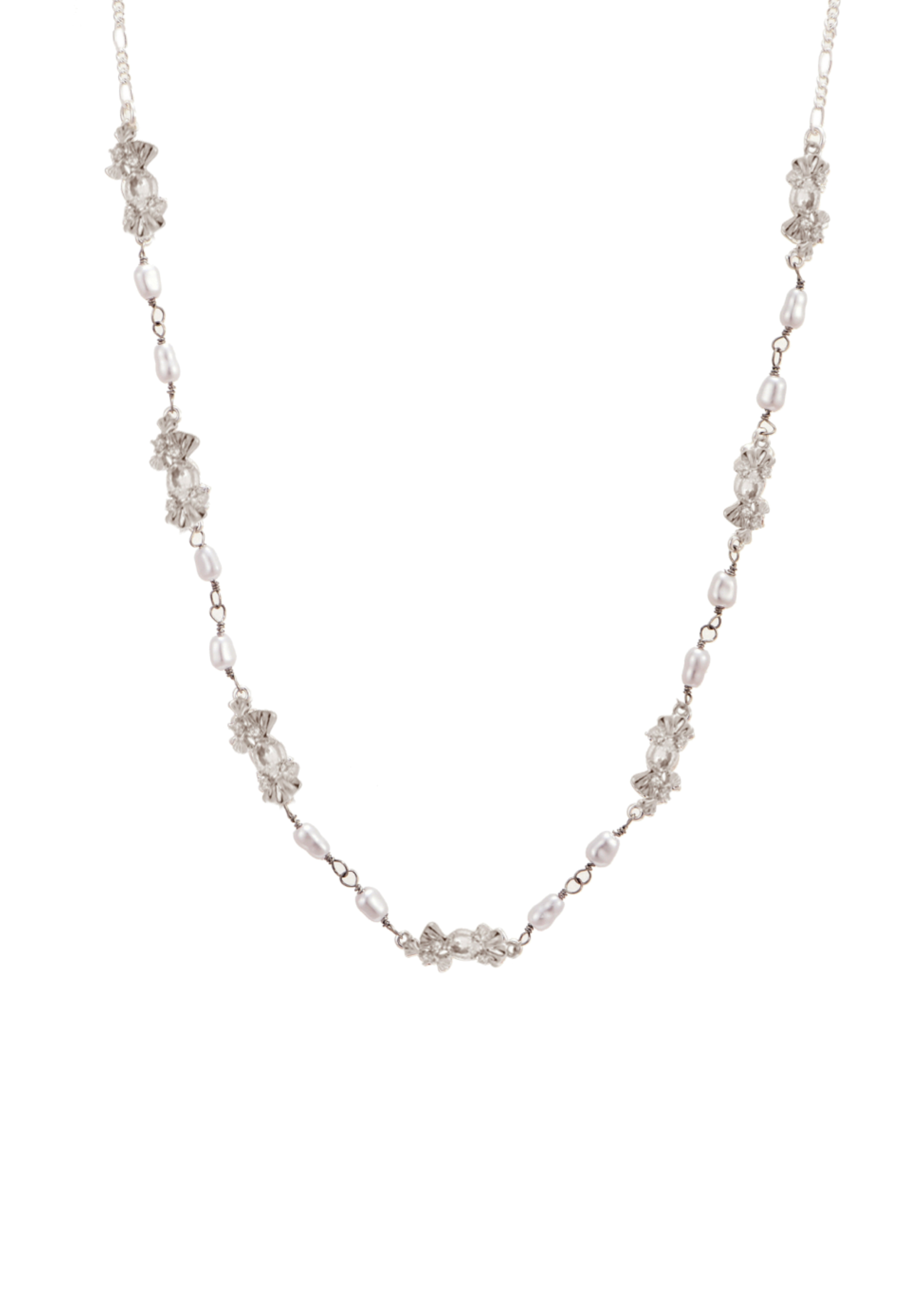 Laurent Pearl Golden Necklace