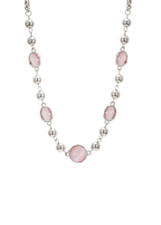 Guilia Silver Choker Necklace