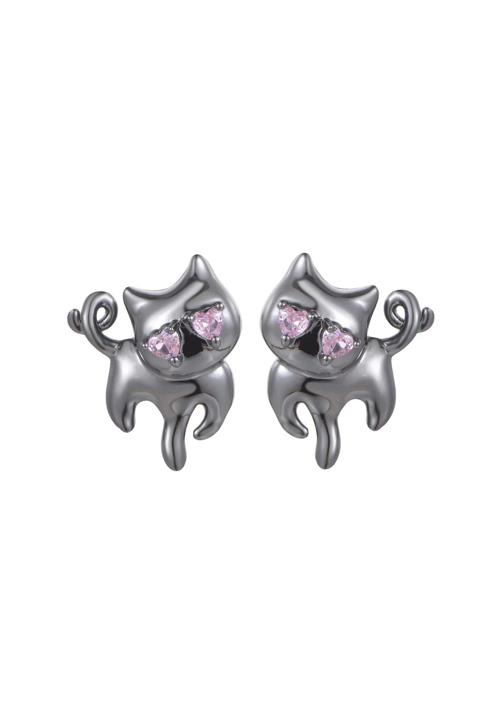 Pendientes Luna Usagi Gato Negro