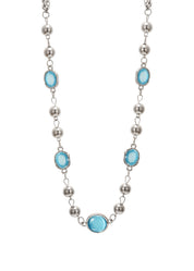 Guilia Silver Choker Necklace