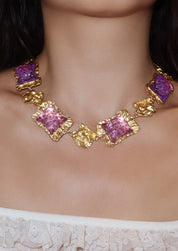 Anwar Vintage Pink Necklace