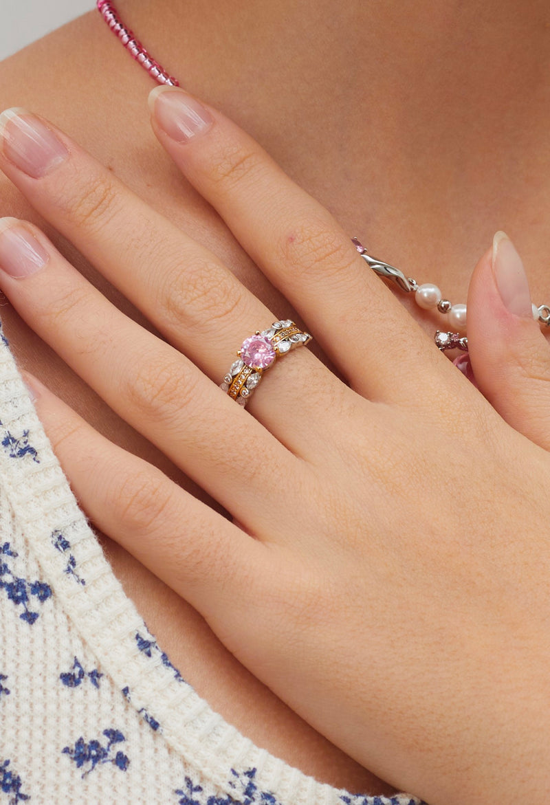 Pink Royalty Diamond Ring