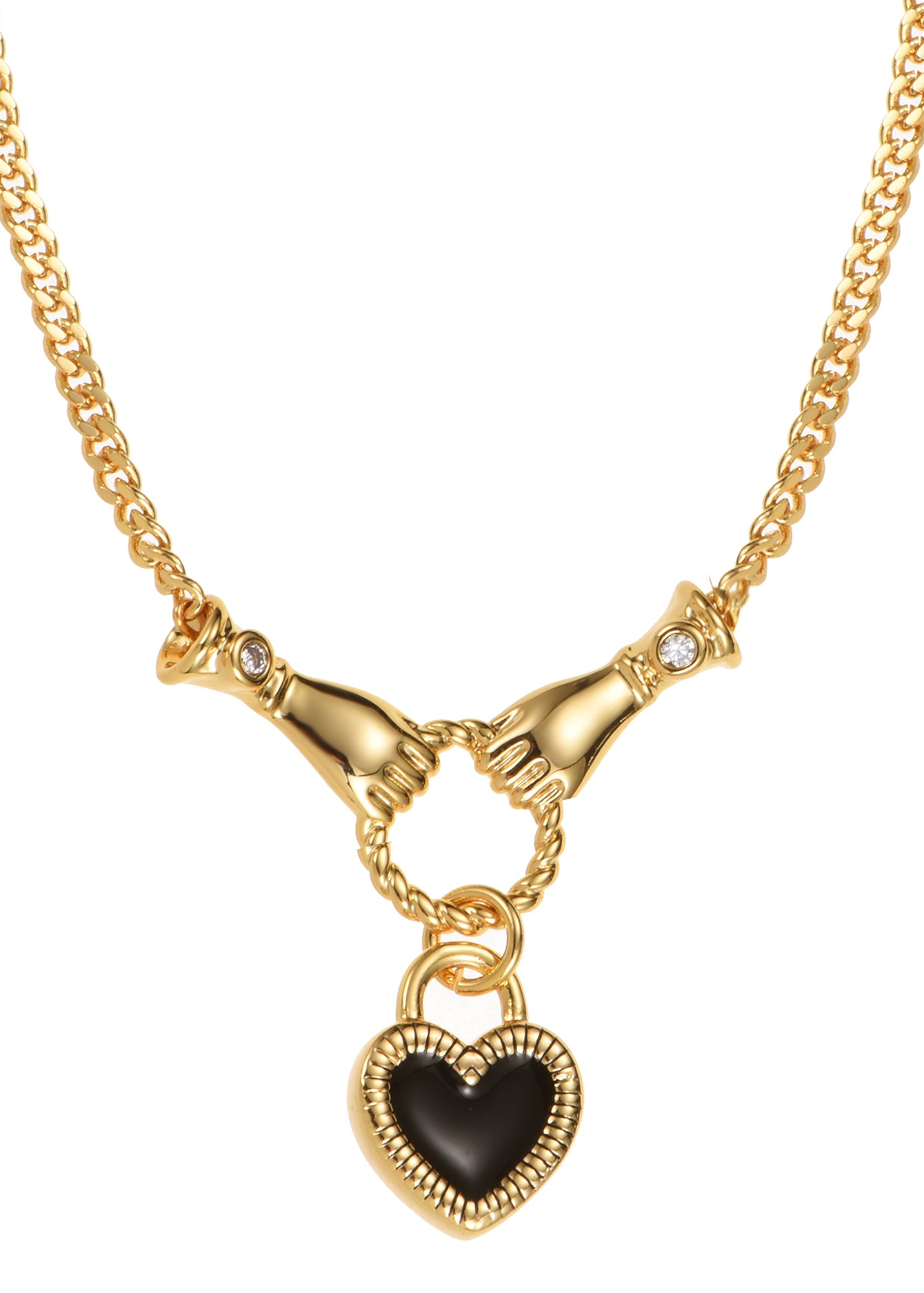 Midnight O'Clock Y2k Grunge Silver Choker Necklace – Maison