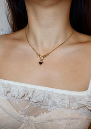 Madelaine Heart In Hands Love Golden Necklace