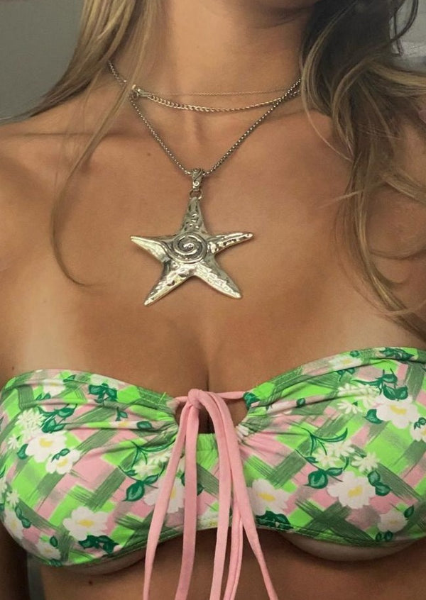 Collar Brooke Silver Cool Star