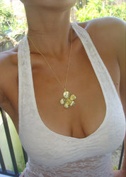 Remy Bloom Golden Flower Necklace