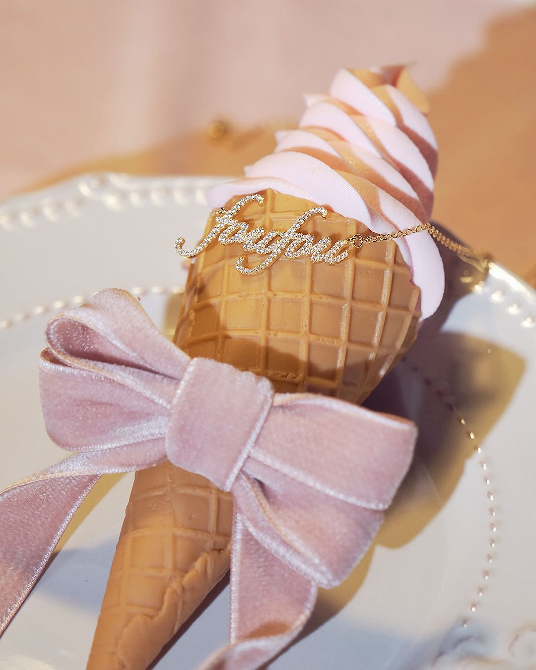 Foufou Personalized Name Luxe Necklace