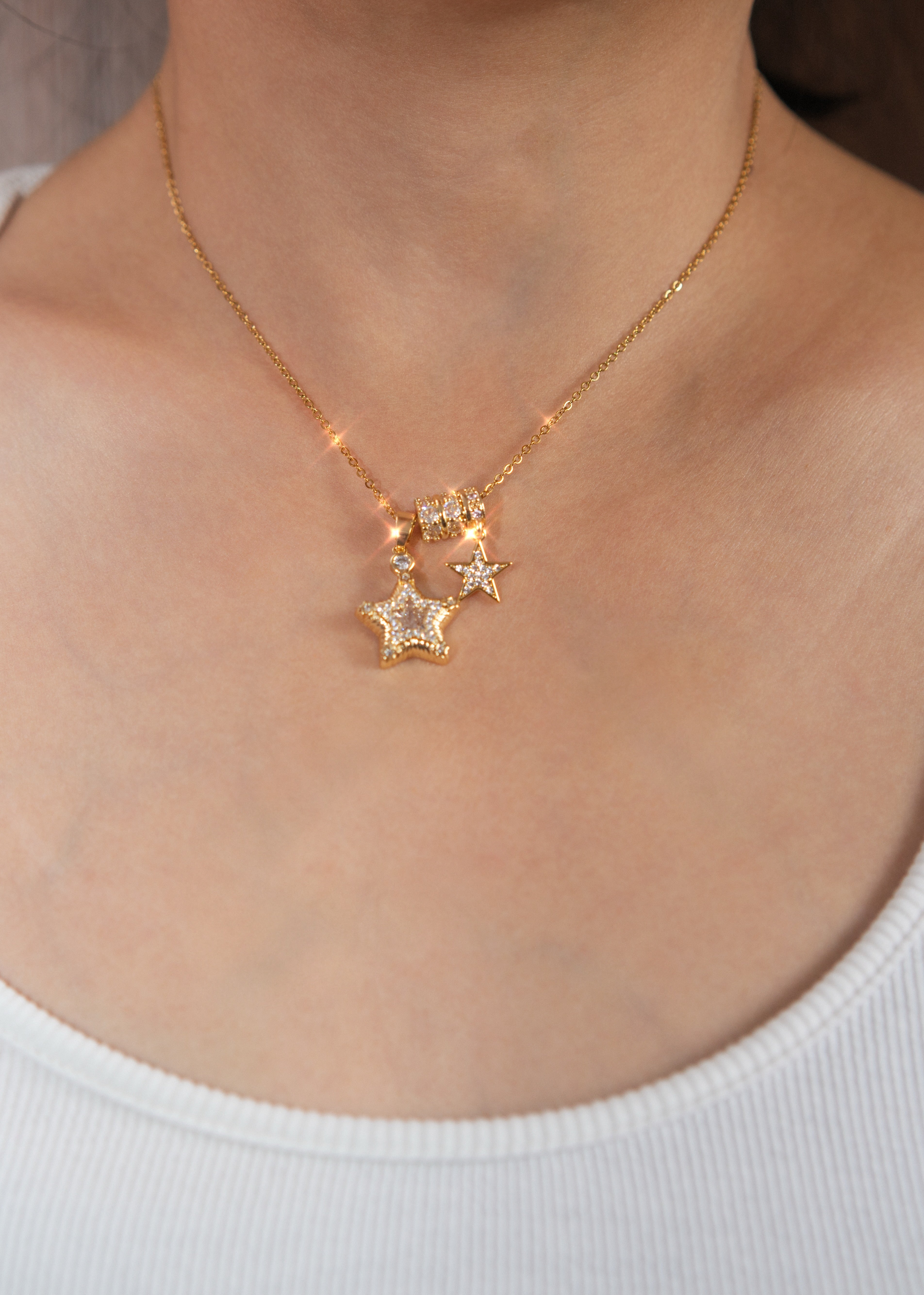 James Star Golden Necklace
