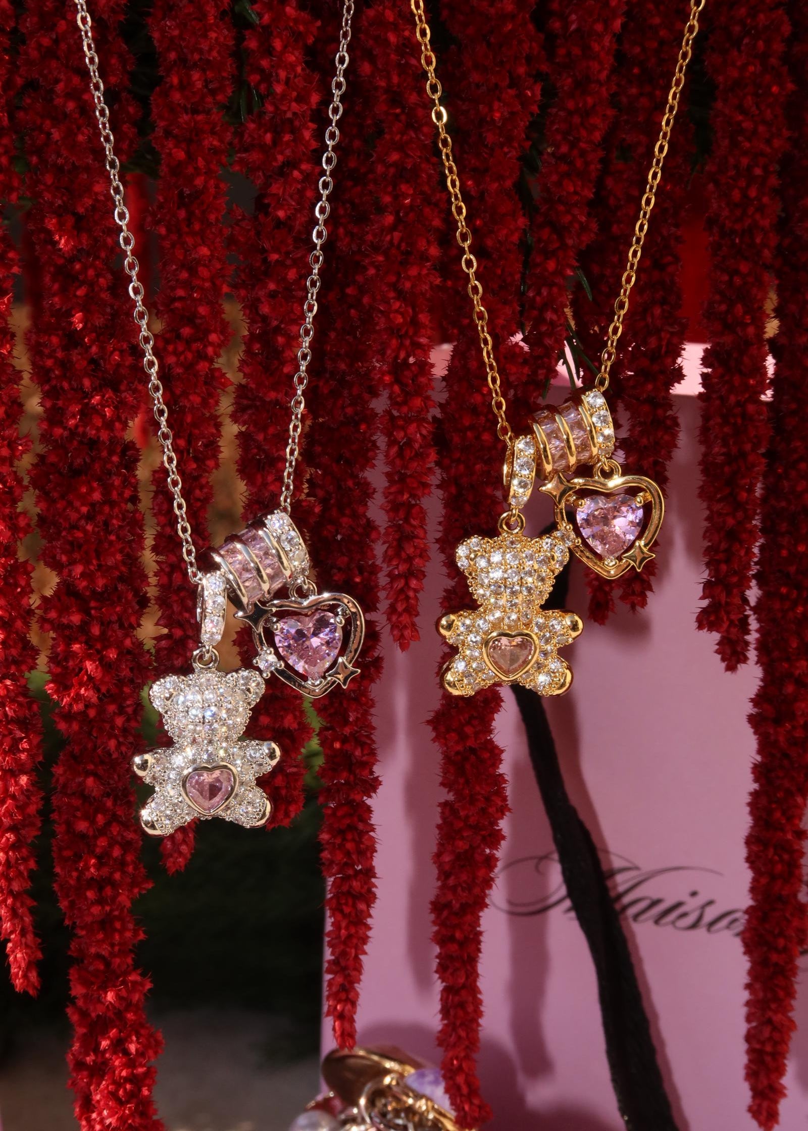 Hug Me Bear Necklace