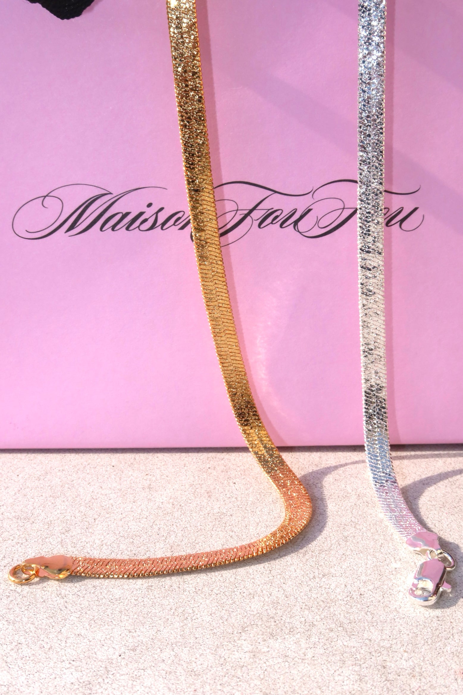 Nathan Necklace - Golden – Maison Foufou