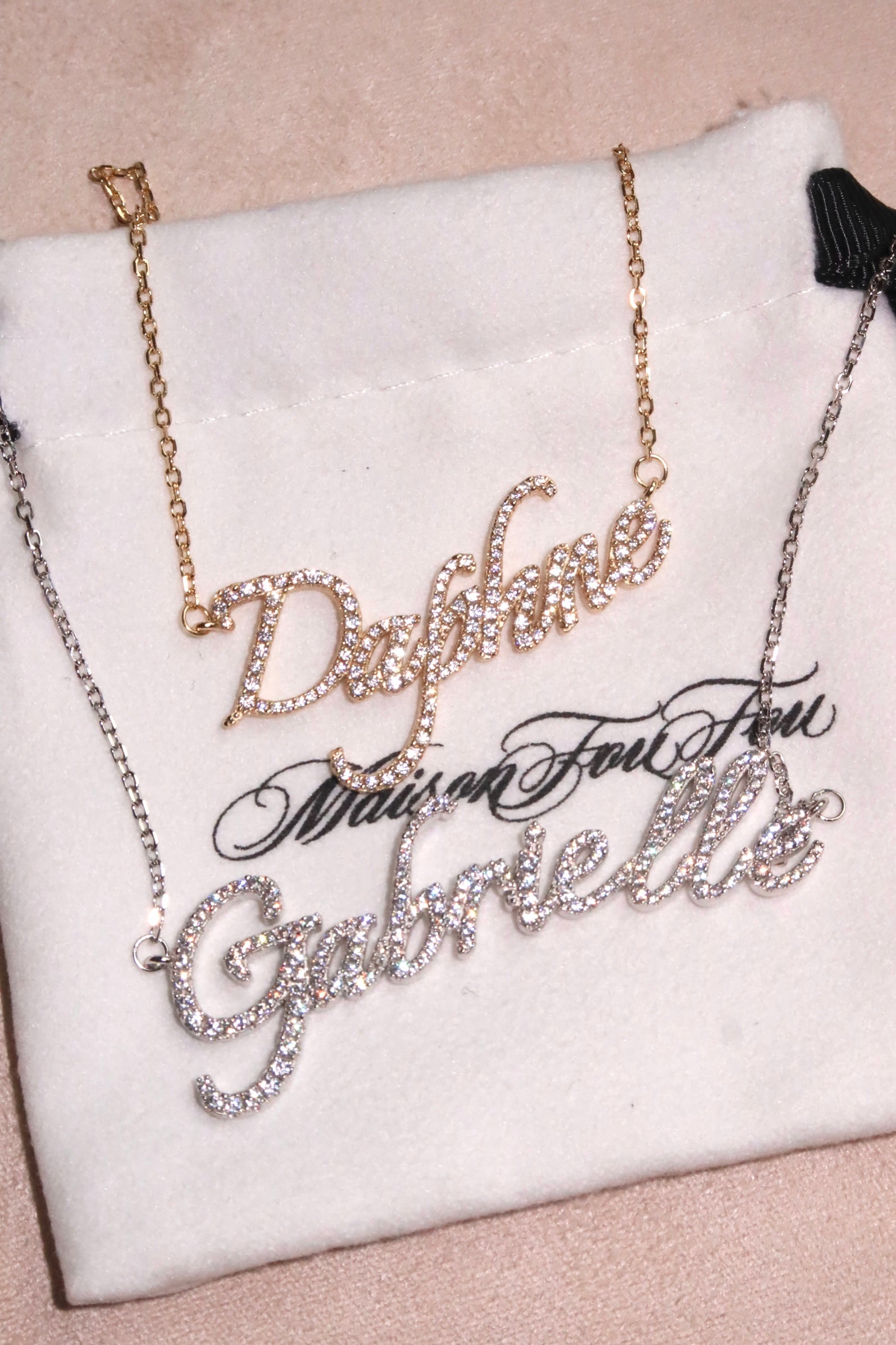 Foufou Personalized Name Luxe Necklace