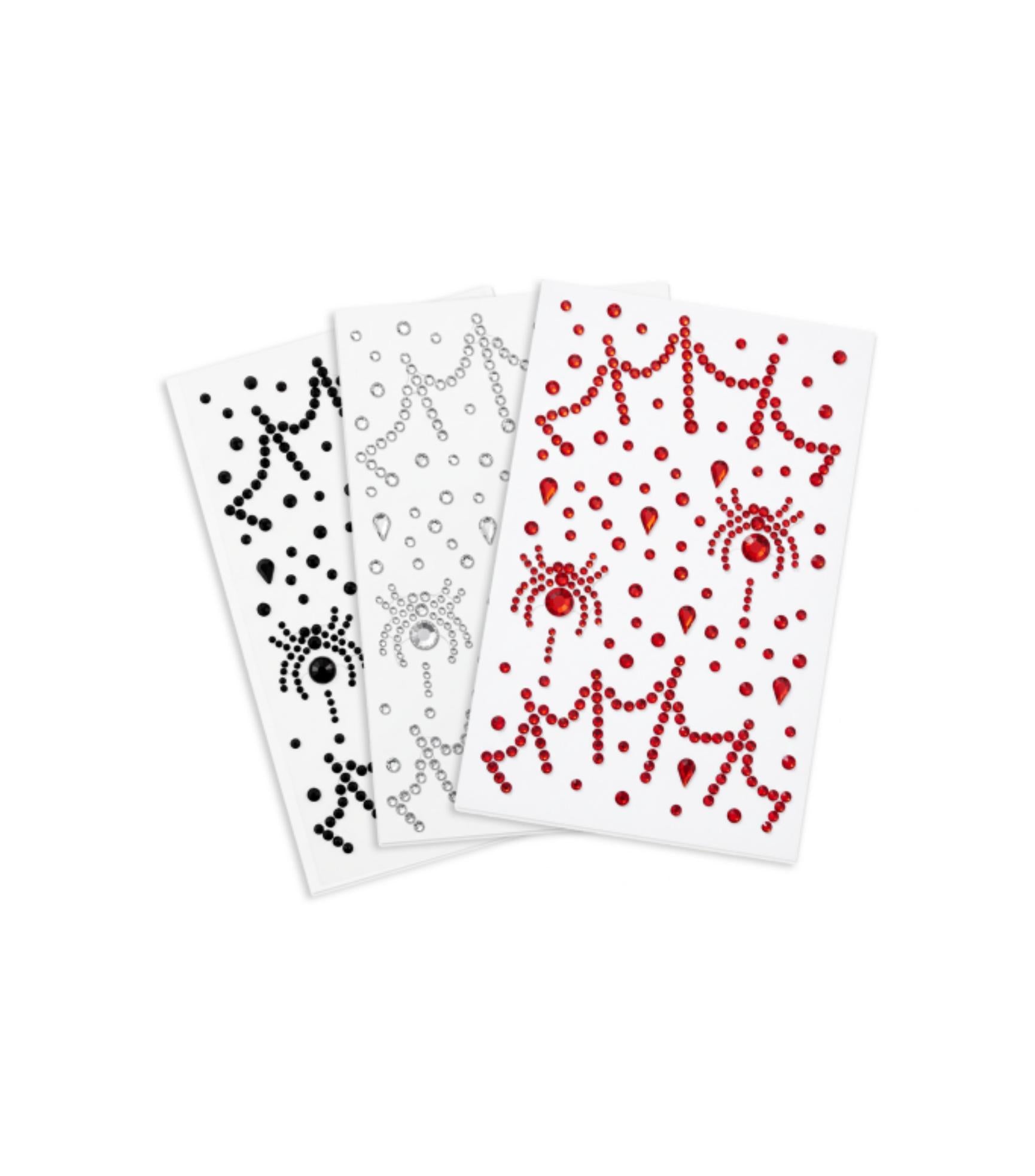 Halloween Spiderwoman Gemstone Stickers Set