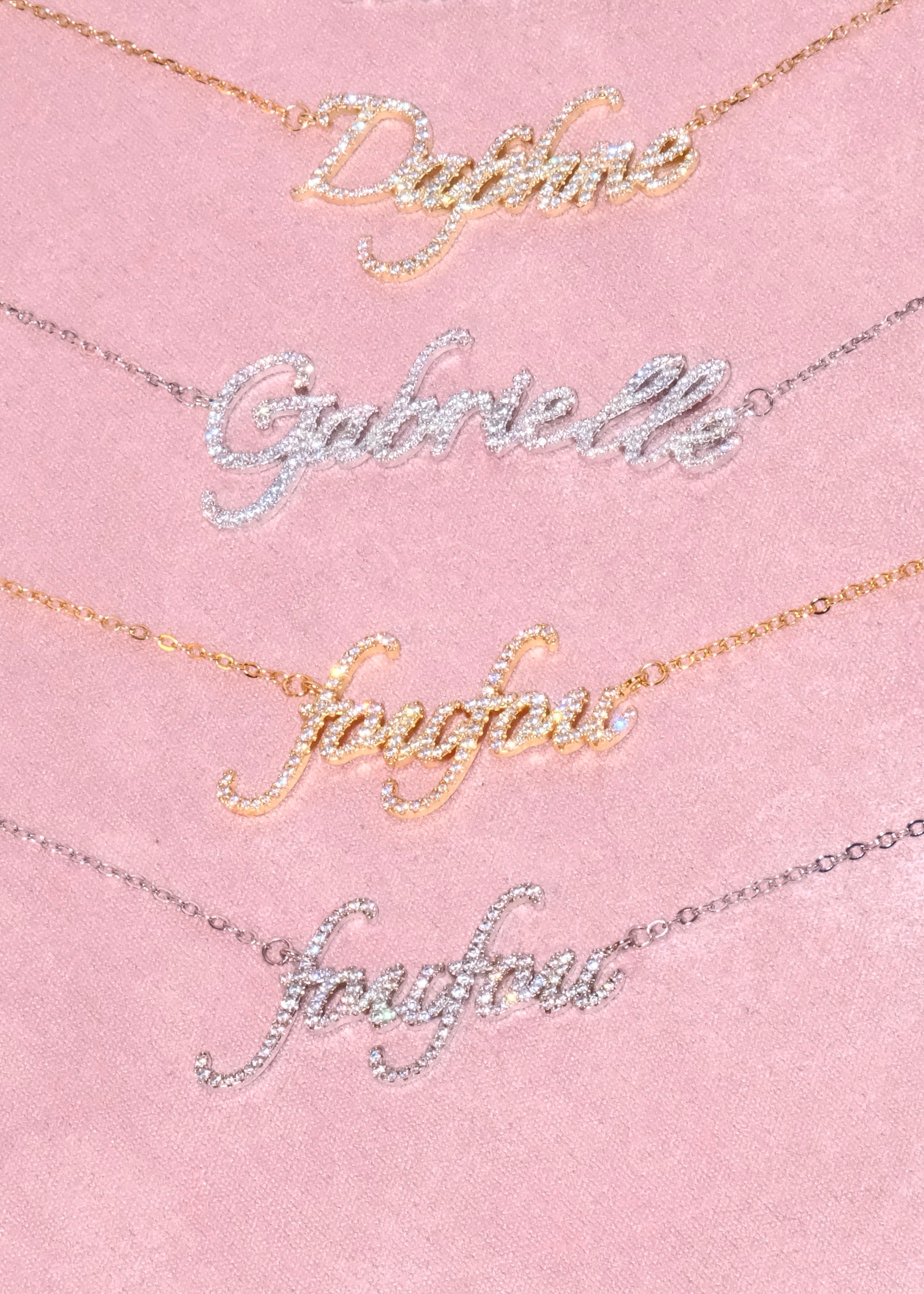 Foufou Personalized Name Luxe Necklace