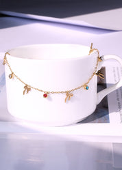 Marvis Colorful Bow Golden Necklace